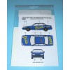 Decal – 555 sponsor logo Subaru Legacy + Impreza 