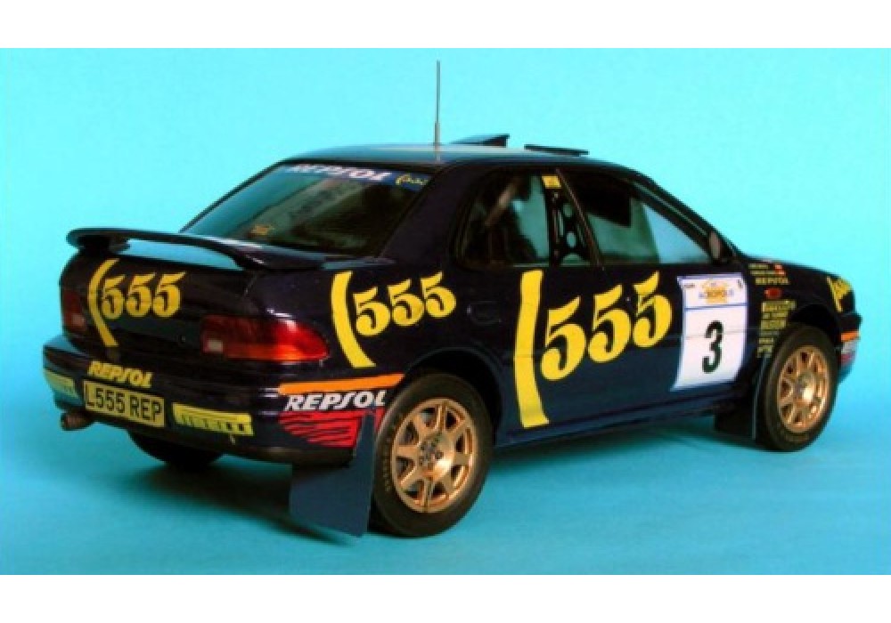555 sponsor logo Subaru Legacy + Impreza
