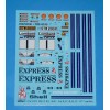 Decal – Ford Escort RS 1800 „Express“ - 4th RAC 1977 - Clark / Pegg