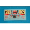 Decal – Renault R8 Gordini - Rallye Monte Carlo 1970 - Lagniez / Marc