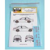 Decal – BMW M3 - Winner 1988 Spa 24 Hours - Bastos missing logos 1/24