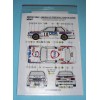 Decal – BMW M3 - 1989 Portugal / Tour de Corse / Ypres - Duez / Lopes 1/24