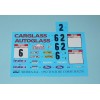 Decal – Ford Sierra Cosworth 4x4 - 1992 Tour de Corse rallye - #2 Biasion / #6 Delecour 1/24