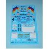 Decal – Ford Sierra Cosworth 4x4 - 1991 Rallye Catalunya - #4 Delecour / #11 Bardolet 1/24