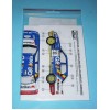 Decal – Ford Sierra Cosworth 4x4 - 1991 Rallye Catalunya - #4 Delecour / #11 Bardolet 1/24
