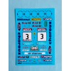 Decal – Escort RS Cosworth - Rallye Šumava 1999 - Trajbold / Trajboldová 1/24
