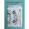 Decal – Escort RS Cosworth - Rallye Šumava 1999 - Trajbold / Trajboldová 1/24
