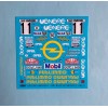 Decal – Opel Ascona 400 - 1981 Rallye Monte Carlo 4th place - Kullang / Berglund 1/24