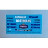 Decal – Opel Ascona 400 - 1982 Rallye Monte Carlo - Rothmans logo 1/24