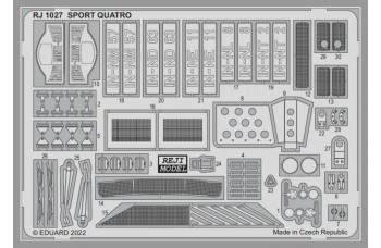 Photo-etched – special parts - Audi Quattro Sport 1/24