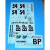 Decal – Porsche 934 - LeMans 1976 #54 - Meznarie team 1/12