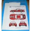 Decal – Porsche 934 - LeMans 1976 #54 - Meznarie team 1/12