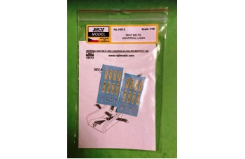 Decal – universal seat belts logo 1/18 ( for 6 cars )