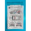 Decal – Escort RS Cosworth - Rallye Šumava / Bohemia 1999 - Křeček / Krečman 1/18