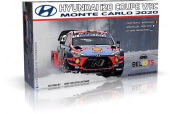 Kit – Hyundai i20 Coupe WRC Monte Carlo 2020 Neuville / Loeb / Tänak 1/24