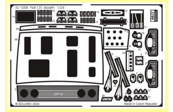 Photo-etched – special parts - Fiat 131 Abarth