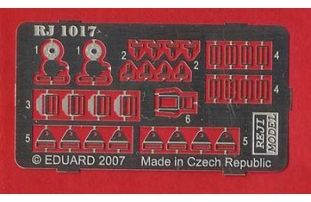 Photo-etched – buckles - for two seats 1990 bis