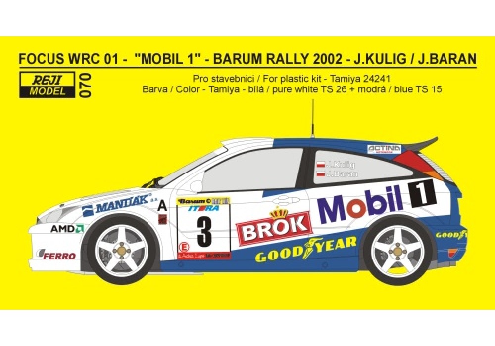 DECALS 1/32 FORD Fiesta Wrc - Al Kuwari - Rally Portugal 2018