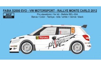 Decal - Fabia S2000 EVO - Rally Monte Carlo 2012 - Ogier / Ingrassia